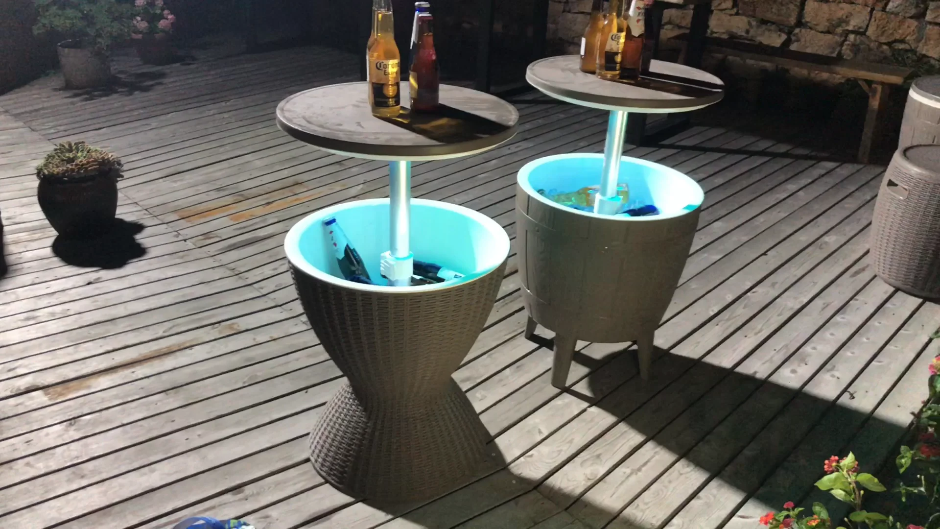 Outdoor Poolside Cooler Box Outdoor Cooler Bar Beer And Wine Ice Bucket