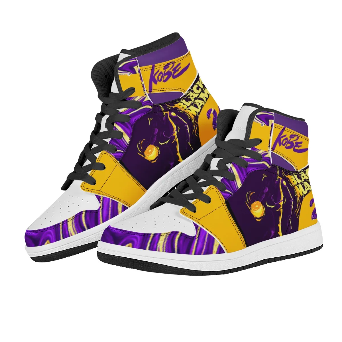 

Custom Basketball Stars and Teams Pattern Custom Print Pattern Design Fashion Sneakers Unisex High Top Original Sneakers