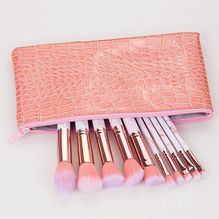 

pink makeup brushes professional makeup brushes vegan makeup brush, Customized color