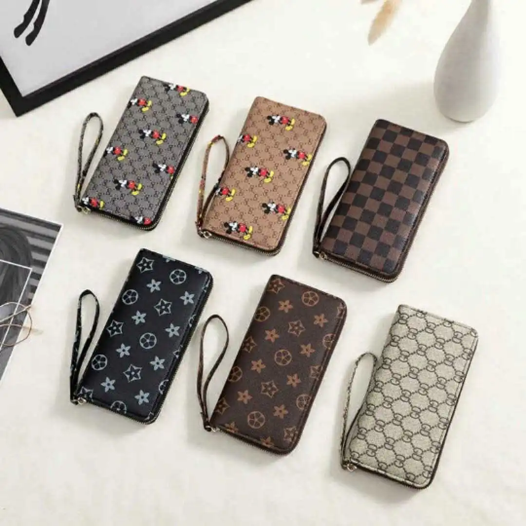 

2020 hot wholesale women color wallet ladies' long purse, 4 colors
