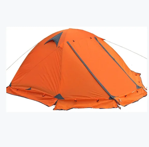 

Woqi Amazon Selling 4 Season Tent Double Layer Backpacking Aluminum Rod Windproof Waterproof Camping Tent
