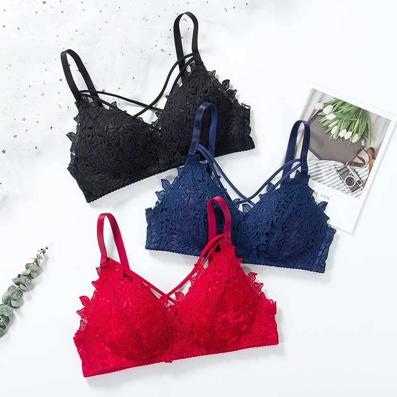 

Hot selling sexy bra panty new design ladies lace bra and brief set for women underwear