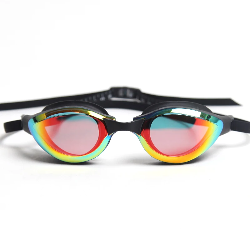

New Model Mirror Coating colorful Silicone Racing Waterproof Swimming Goggles MM-9300, 7colors in stock