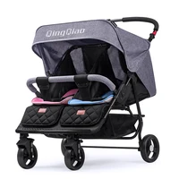

2019 Best Seller Kids carriage Foldable Babies Pram Outdoor Children double Stroller For Twins baby