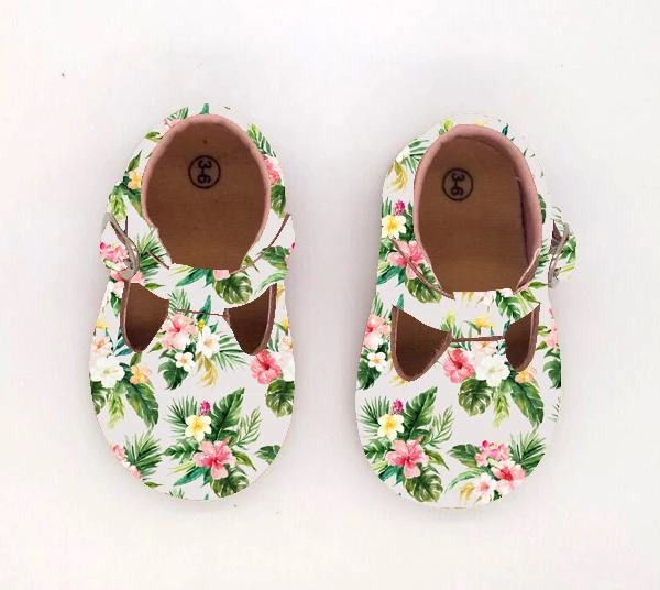 

custom logo 3D print leather boy girl toddler infant kids genuine leather casual baby shoes