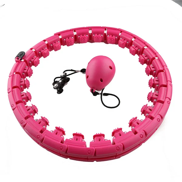 

2021 new Factory Home Fitness & Exercise Abdomen Hoops Building Body Strength Hula Ring, Pink, purple,