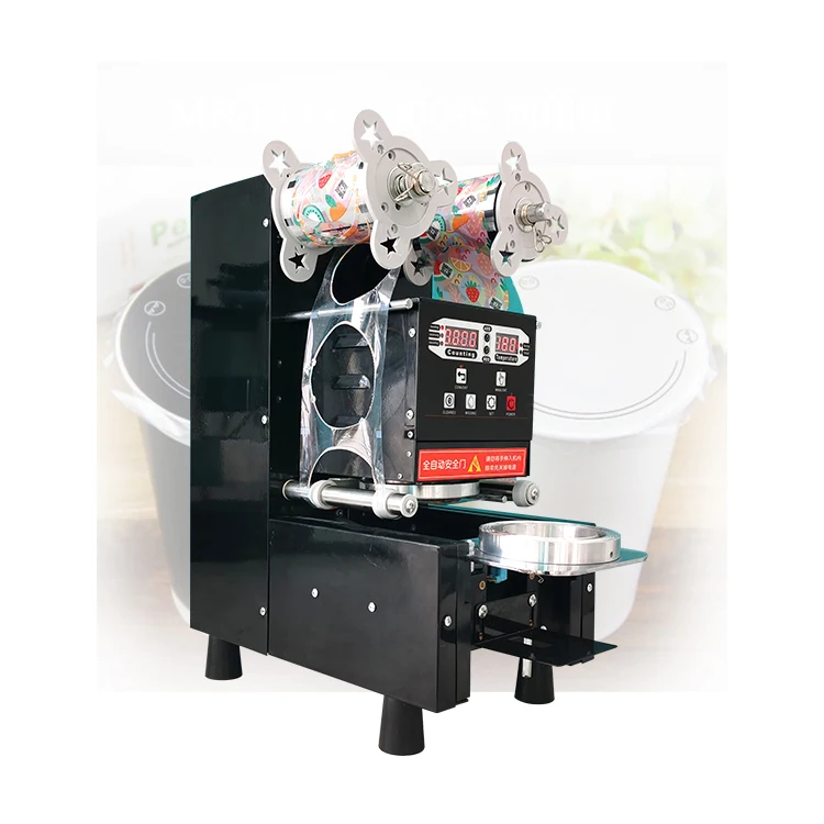 

2023 New Model Easy To Operate Full-automatic Milk Cup Sealer