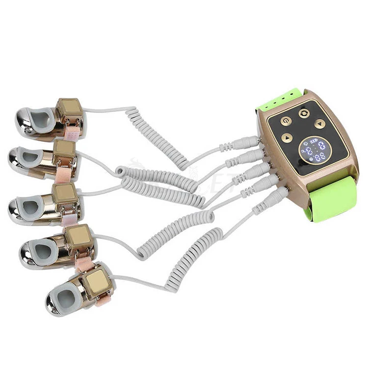 

Portable rf microcurrent golden finger rf glod fingers machine EMS gravitational diamond finger