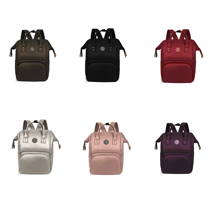 

Hot sale large capacity waterproof pvc mommy bag travel baby diaper bag backpack, Scarlet+light pink+dark pink+black+mint green+blue red+light blue