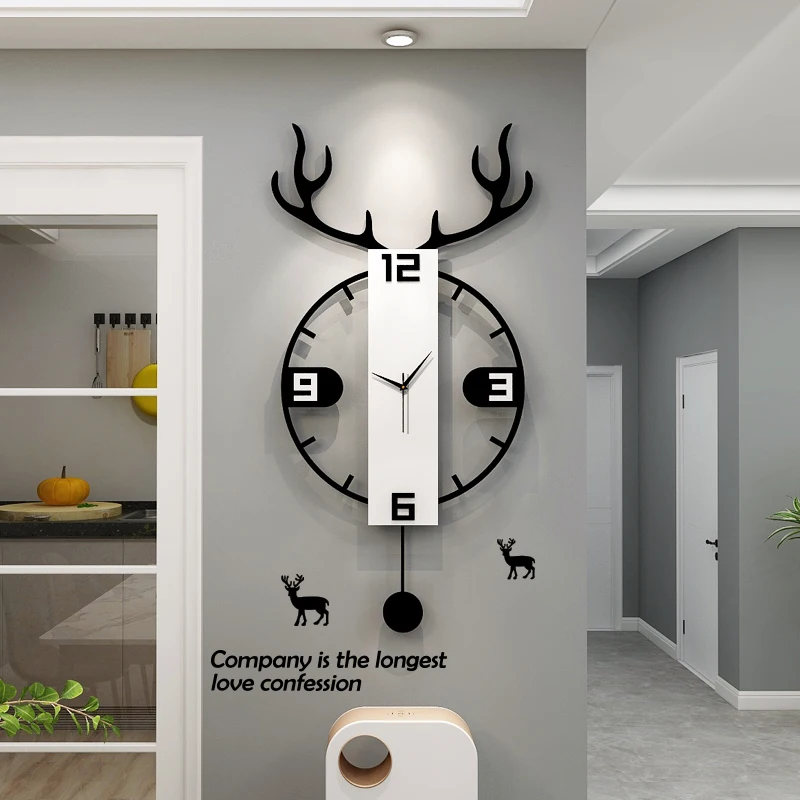 

odm/odmmodern wall clockCreative Deer Design Buy Online White Wall Clocks Modern Home Decoration Craftsreloj de pared