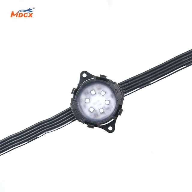 rgb 12v 0.7w outdoor led building lighting 40mm pixel dot programmable