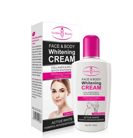 

Aichun Moisturizing Whitening Body Lotion Cream Skin Care Nourishing Body Cream Private Parts Formula Armpit Whitener 120ml