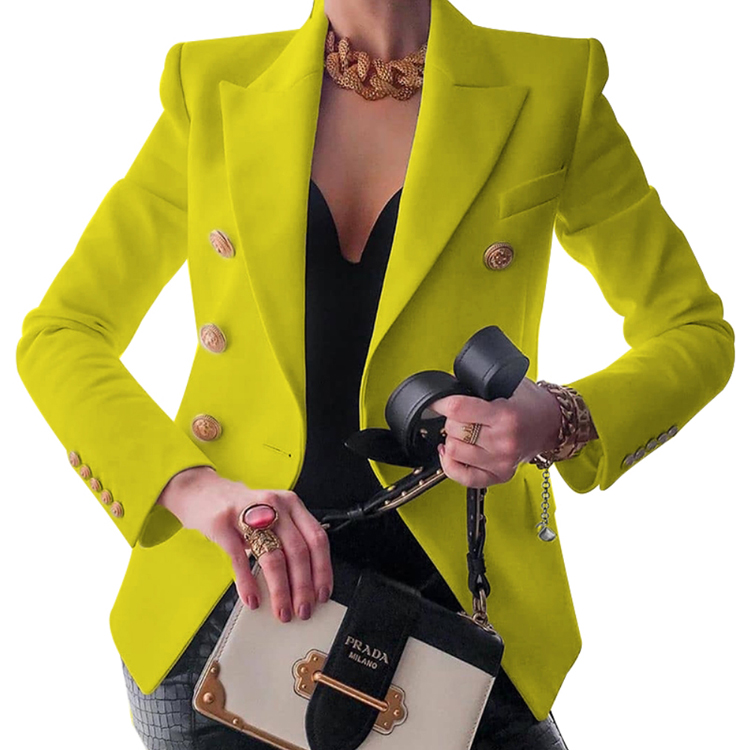 

2021 Fashion Ladies Snake Skin Chic Blazer With Full Sleeves Women's Jackets Coats