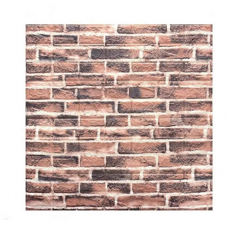 

Stock xpe foam brick 3d wall sticker 3d wallpaper adhesive with high quantity, Customized color