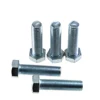 ISO certificated factory supply steel zinc finishing hex head bolt