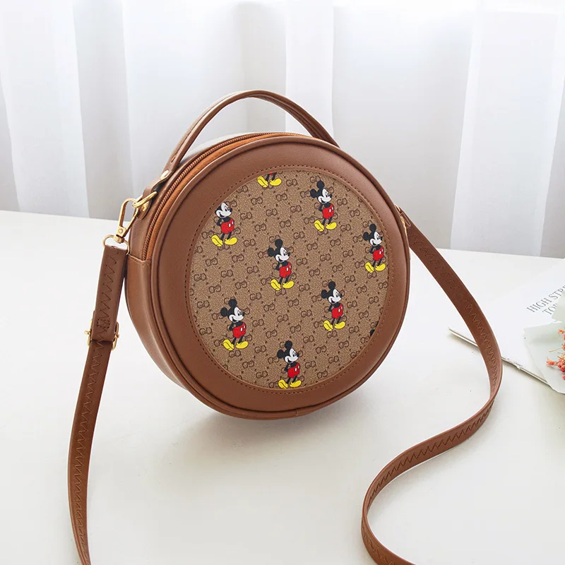

2021Hot Sale Fashion Personality Cartoon Round Bag NT-004, Black