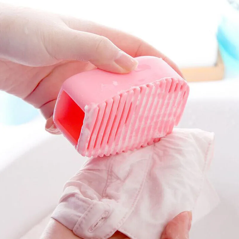 

Hot Selling Eco-friendly High Quality Tiny Silicone Washing Board Harmless To clothes Easy To Carry, Pink, yellow, blue or according to your request.