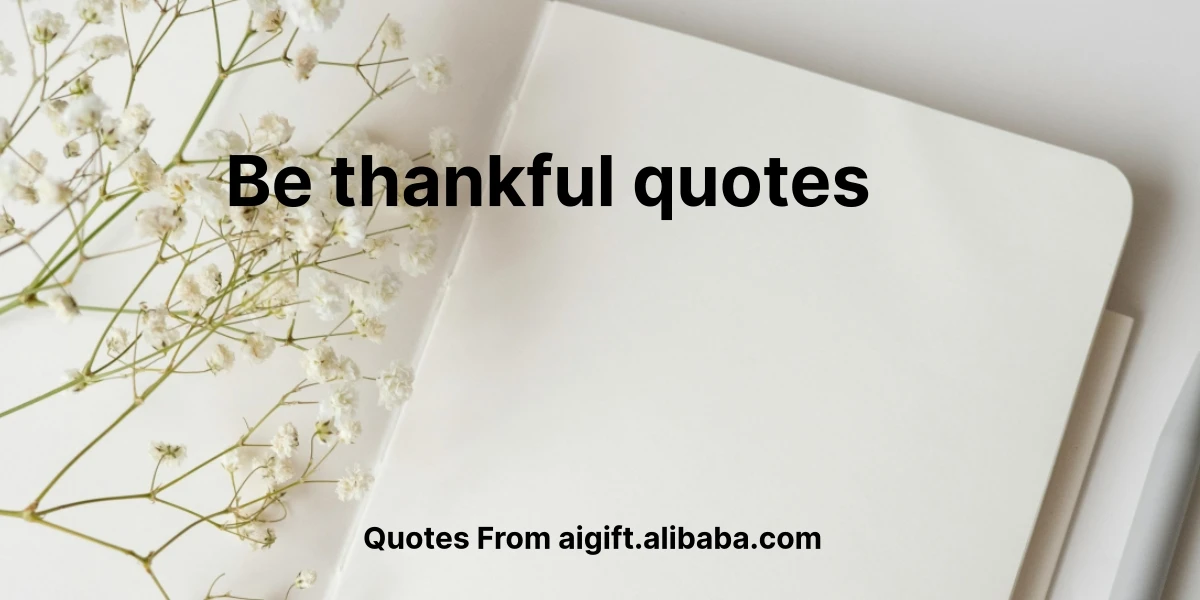 be thankful quotes