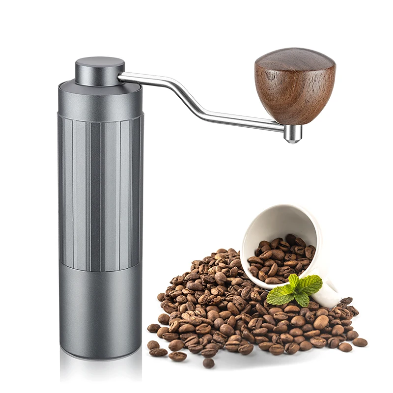 

2022 Hotsell Portable Manual coffee grinder with stainless steel burrs for cafe baristap