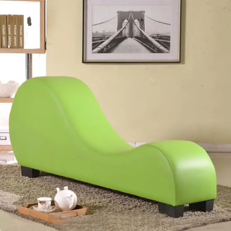 Foam Chaise Lounge Green Sex Positions Chair Pu Leather Upholstery For Relaxation Fitness Yoga Chair Love Sex Chair Sofa Buy Love Sex Chair Sofa Sex Positions Chair Chair Sex Product On Alibaba Com