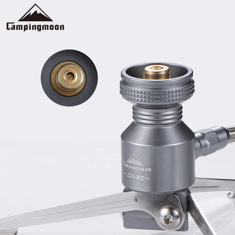 

Cookware BBQ Picnic Cooking Cooker Cookware Gas Burner Outdoor Gas Stove Burner With Adapter, As shown