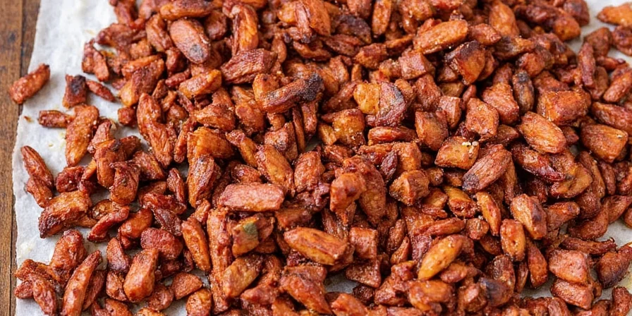 Row of spice jars labeled for barbecue
