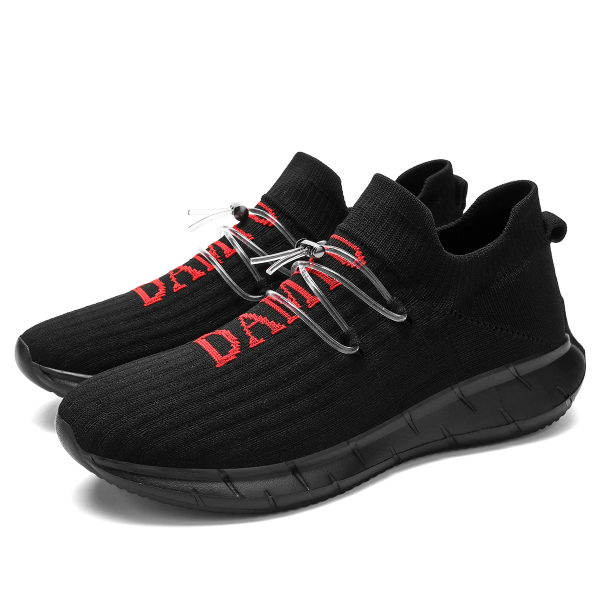 

wholesale china custom shoes casual white black sports shoes fashion men sneakers, Black/white/red