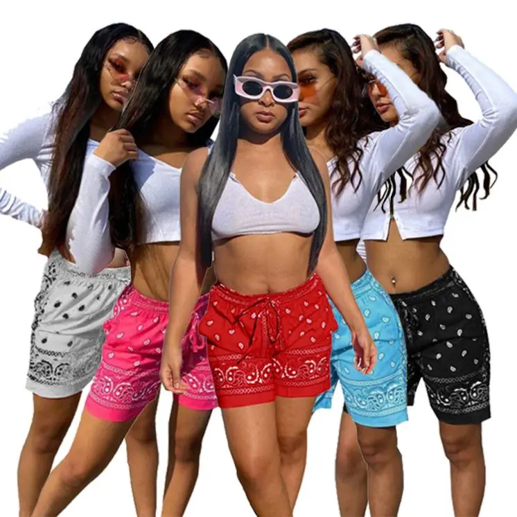 

MISSMOEN Best Seller 2021 Summer Fashion Casual Women's Trousers Printed Hip Hop Shorts