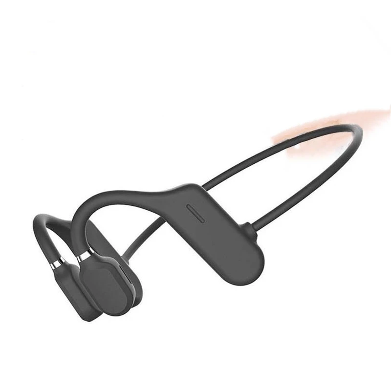 

Waterproof Comfortable Bone Conduction Headphones Wireless Wear Open Ear Hook Light Weight Not In-ear Sports Earphones