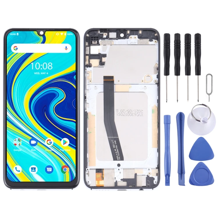 

New Original LCD Screen and Digitizer Full Assembly with Frame for UMIDIGI A7 Pro, Silver