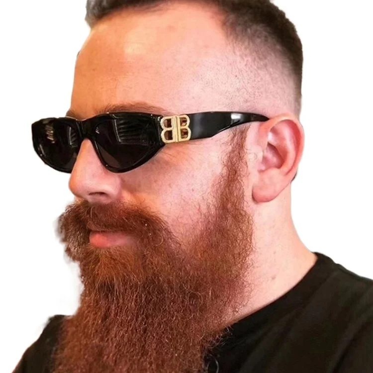 

2021 Hot selling cheap promotional price fashion lentes de sol mens women black pc frame cat eye sunglasses