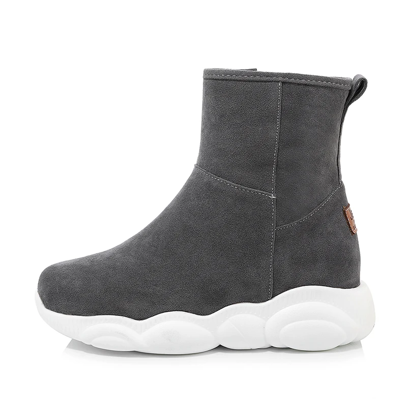 

Winter Round head Frosted Fluffing Keep warm Snow boots for ladies