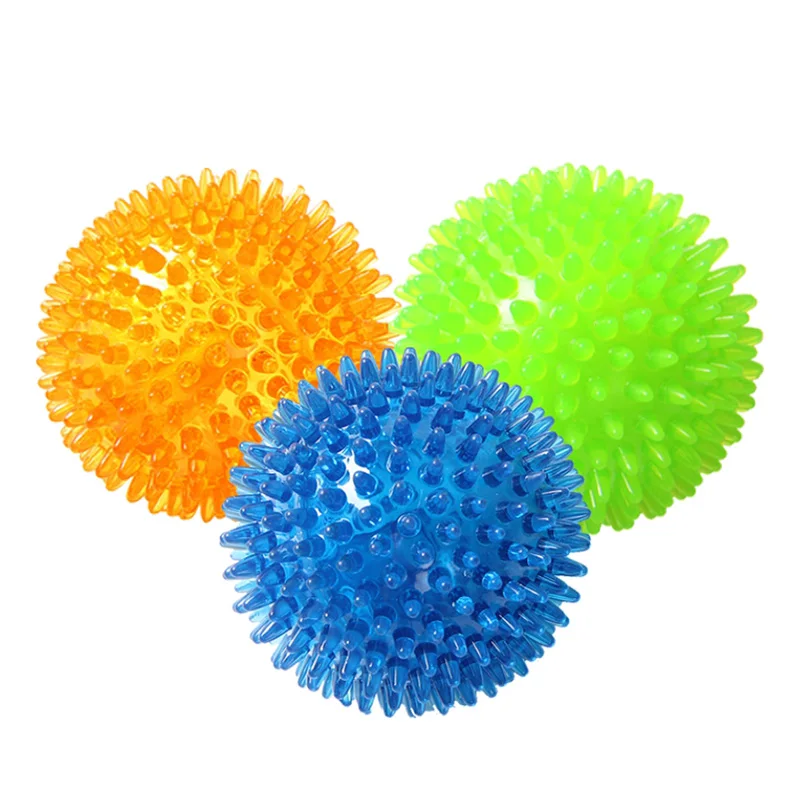 

Manufactory wholesale soft jolly elasticity squeaky ball training dog toys, Picture shows