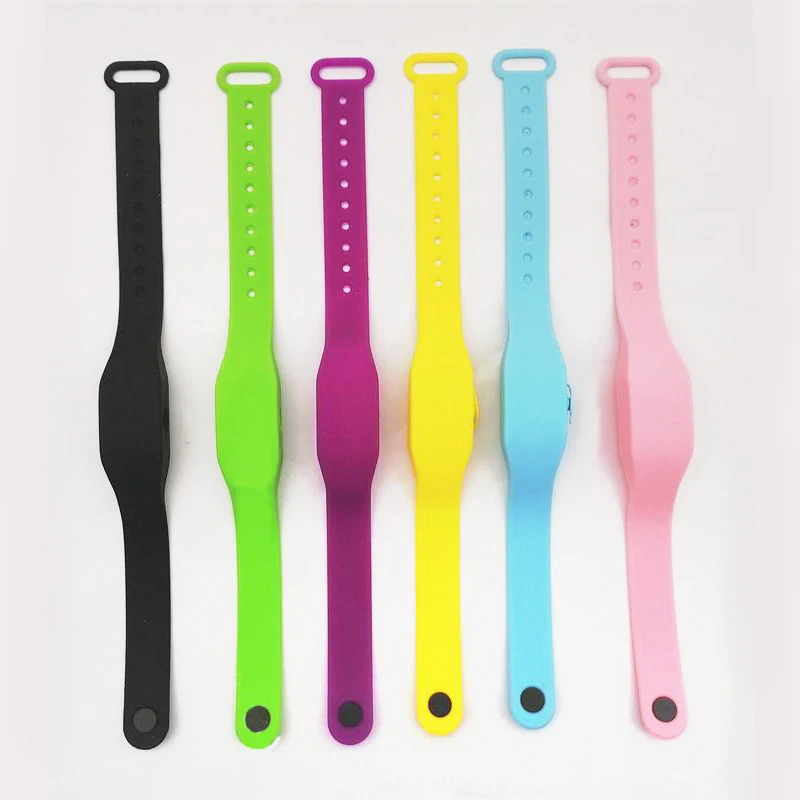 
Multi color portable mini Silicone hand sanitizer wristband hand sanitizer bracelets 