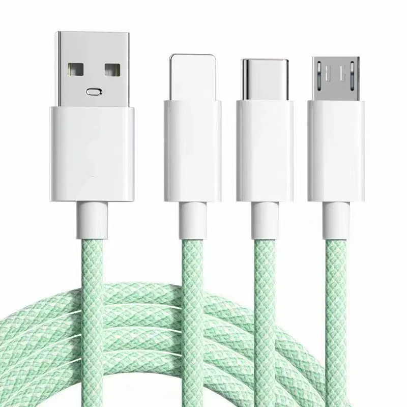 

3 In 1 multiple charging cable 20W fast charging cable android USB data Cable For Iph/Type-C/Android