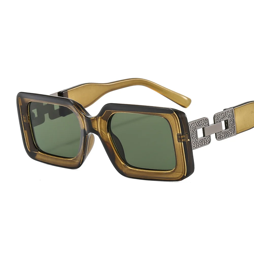 

Cheap Sun Shades Tinted Plastic Frame Fashion Designer Square Men Square Sun Glasses Women Rectangular Sunglasses 2022