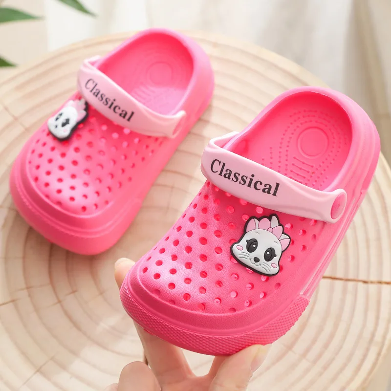 Children's Sandals And Slippers Summer Boys And Girls Baby Cartoon Non ...