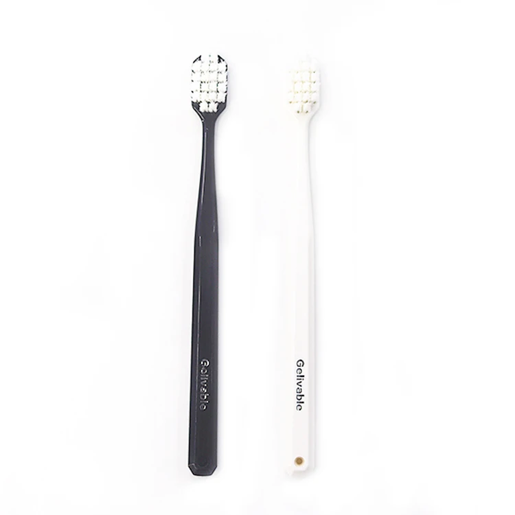 

Adult toothbrush teeth whitening soft brush teeth, Black, white
