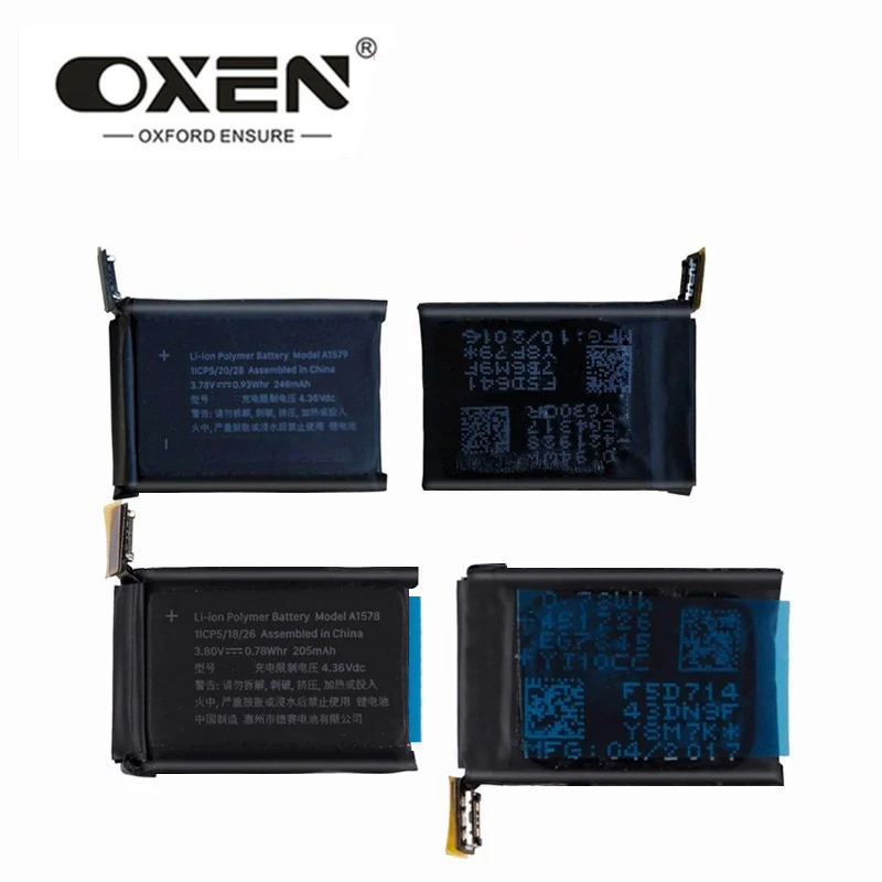 

OXEN For Apple Watch Battery For iWatch Series 1 Serie 2 Series3 GPS+LTE Series4 Li-ion Battery 38mm 42mm 40mm 44mm