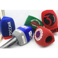 

Print logo microphone foam windscreen mic sponge windshield custom logo