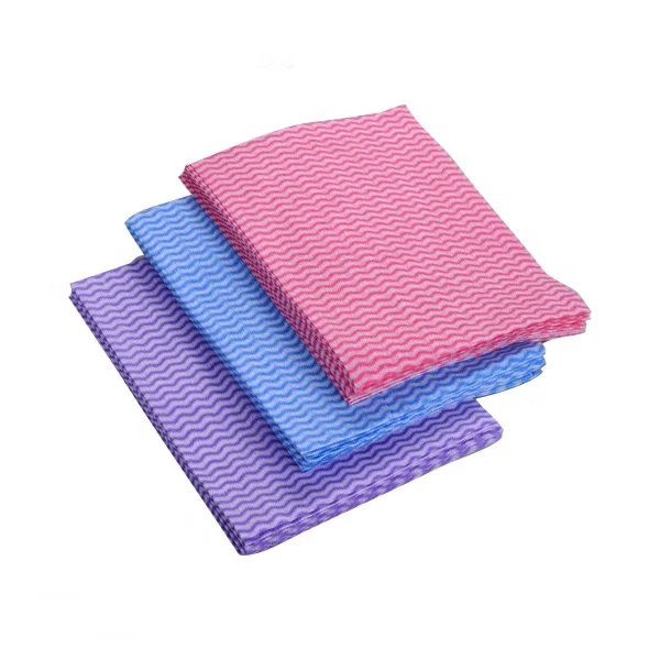 

Customizable color disposable Kitchen nonwoven Dish Cleaning Cloths