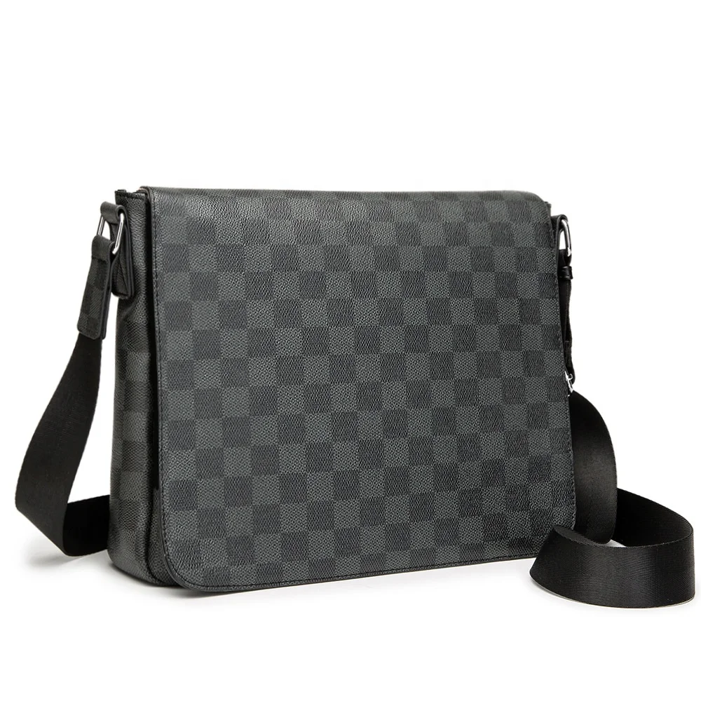 

2020 New Stylish retro leather school office bags for men, Black