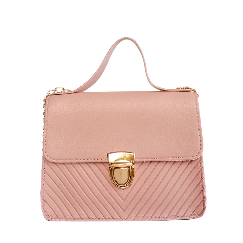

2021wholesale fashion pu korean bags hand bags Crossbody Flap lock handbags