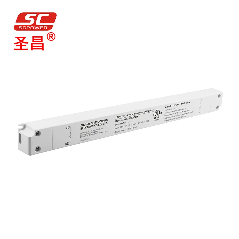 
Low Voltage 100V 277V Switching Power Supply 100W 24V 4.17A SMPS LED Lighting Transformer 