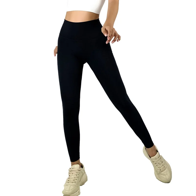 

New solid color yoga pants for ladies slim buttock lifting exercise pants, 3color