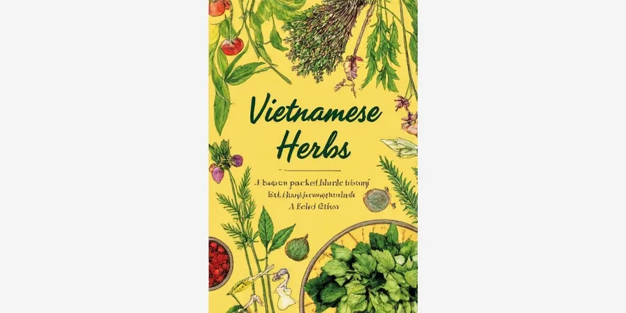 Bowl of pho with herbs on the side