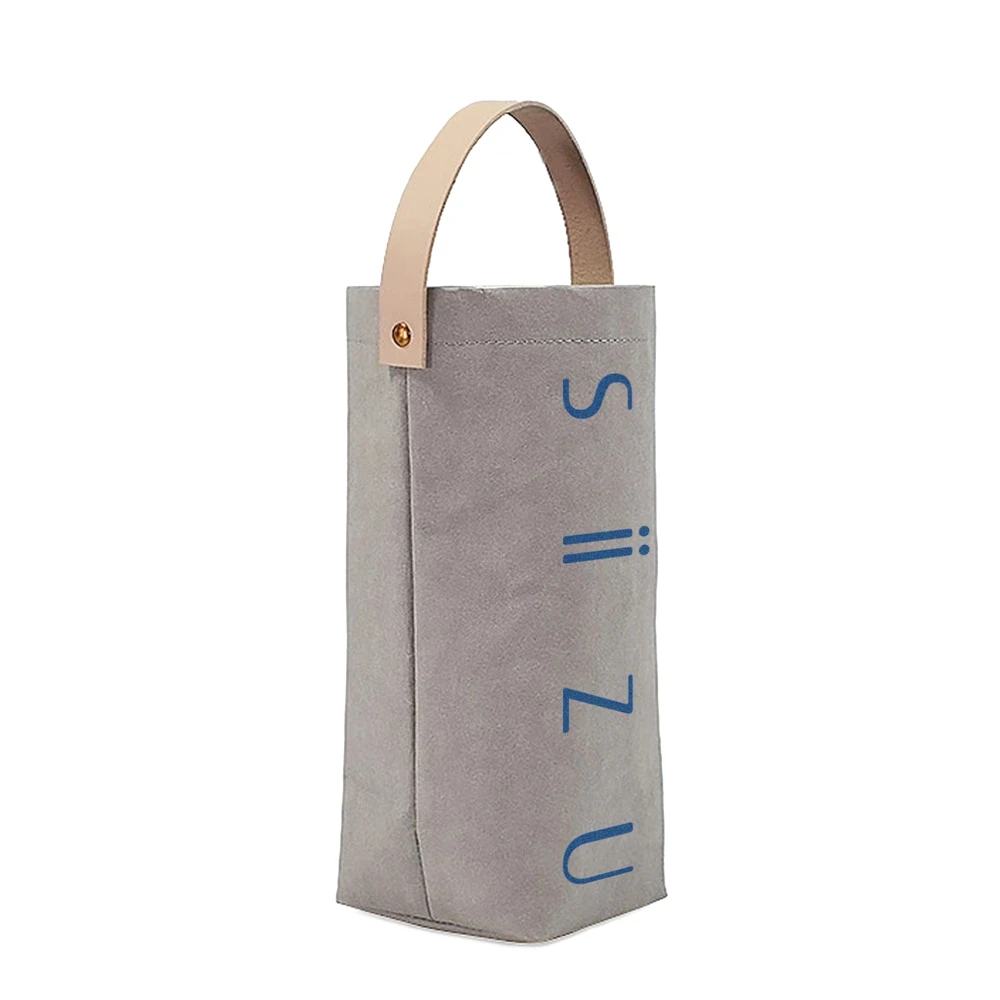 

Top quality grocery washable kraft paper tote bag wine, Nature/brown/coffee/black/grey/white