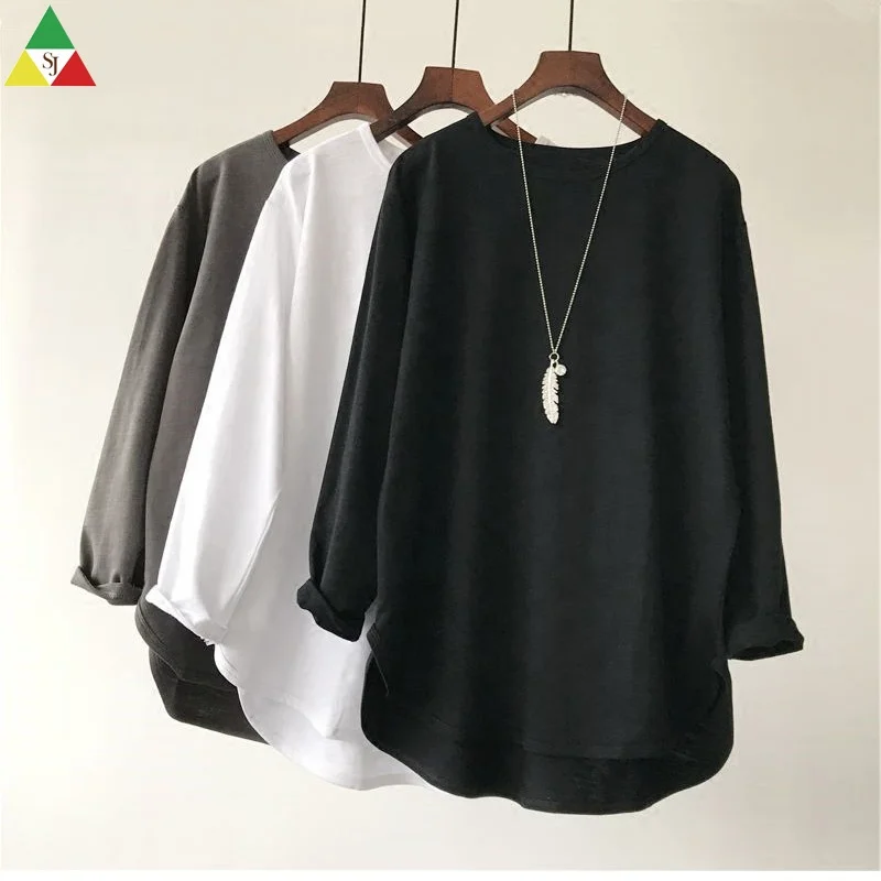 
Wholesale Cotton T Shirt Women Bulk Plain Blank Tshirt In China 