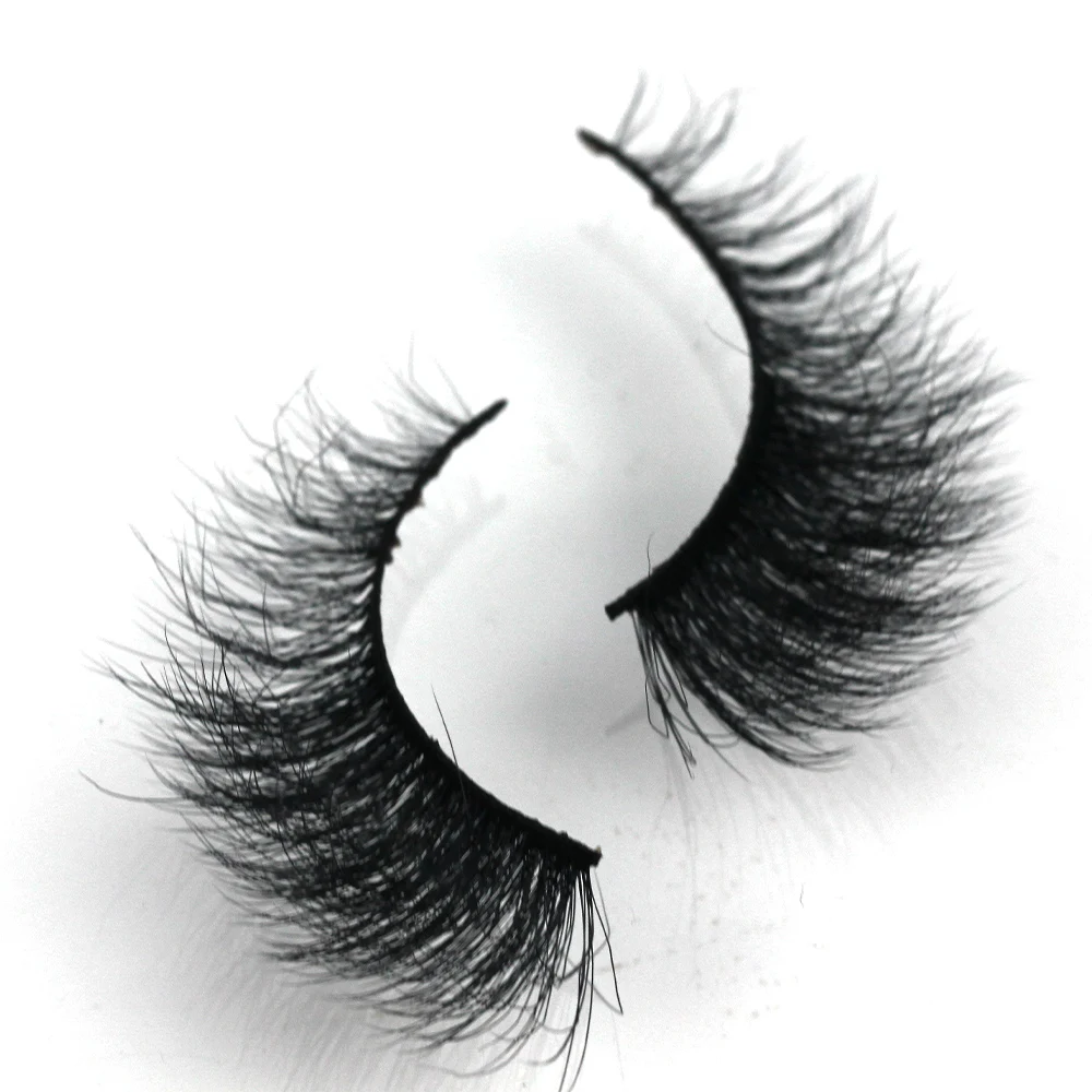 

F14 wholesale Plant fiber lashes natural 15MM strip eyelash short fluffy vegan false lash, Natural black
