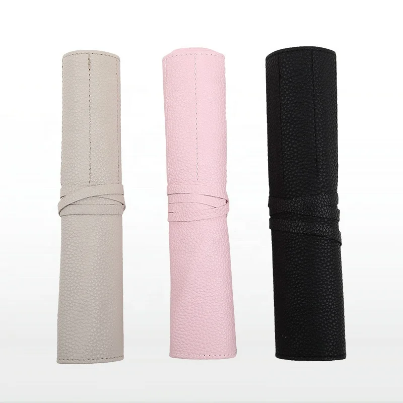 

Travel Make Up Organizer Brushes Pouch Portable Cosmetics Makeup Bag, Pink/black/gray